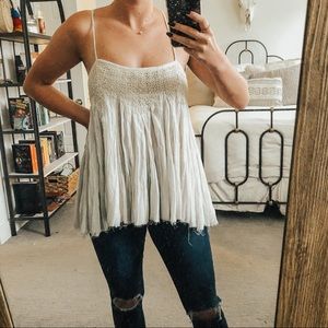 Free People open back tank top